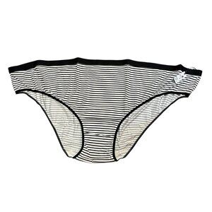Universal Standard UltimateS High Rise Bikini Brief Panties Sz 4XL Black & White